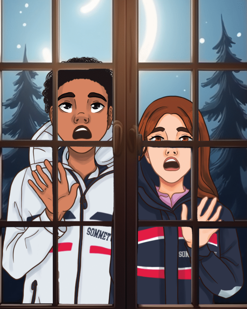 Aria and Liam in their adventure in Atlantis.