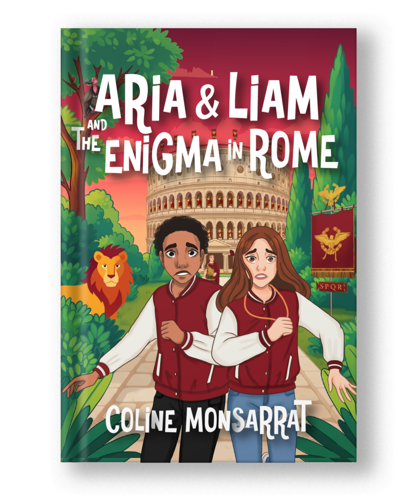 Aria & liam and the Enigma in Rome book cover