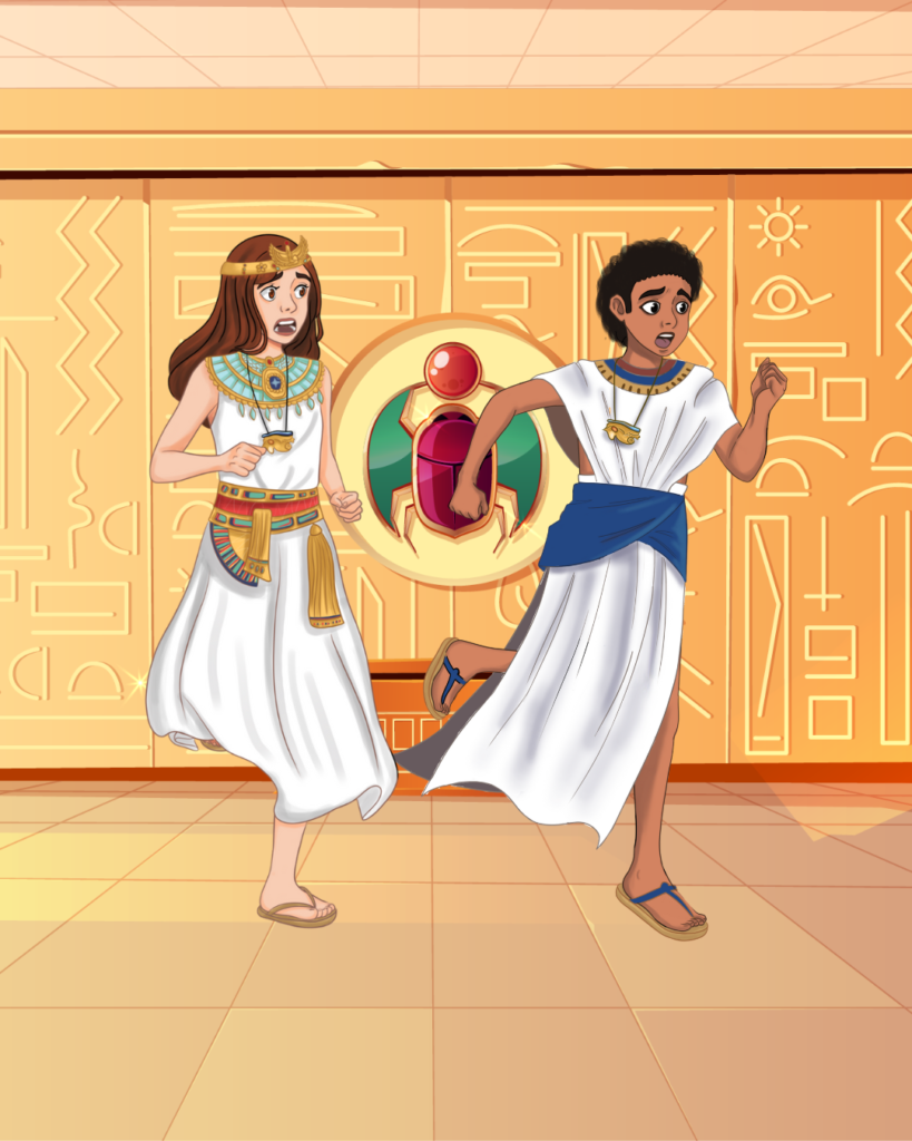Aria & Liam in the Coded Papyrus