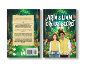 Aria & Liam and The Druids' Secret cover front and back